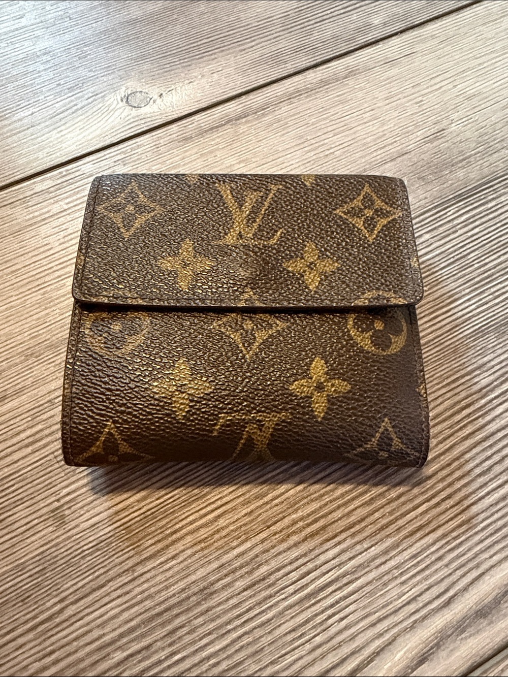 Louis Vuitton Monogram Canvas Wallet Card Holder in Brown and Gold - Picture 2 of 9